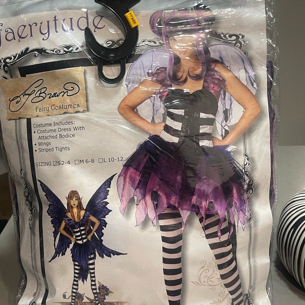 Purple and Black Fairy Costume for women